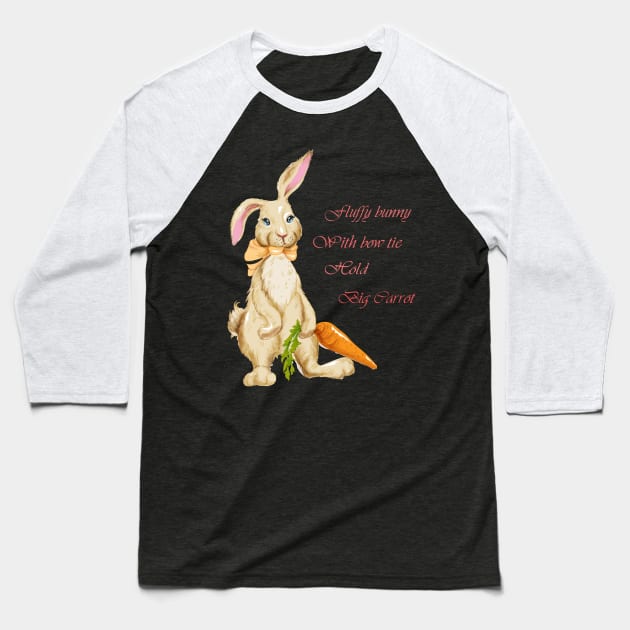 fluffy bunny Baseball T-Shirt by This is store